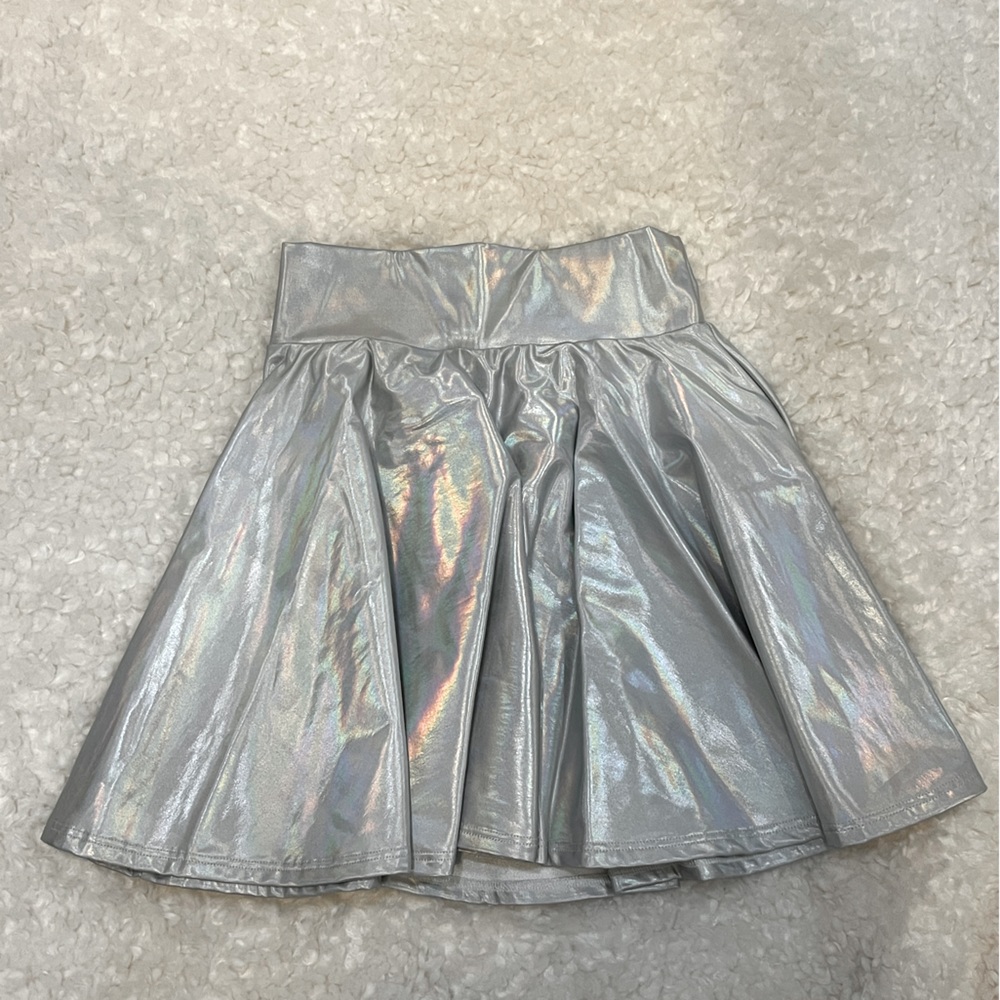 Holographic Mini Skirt